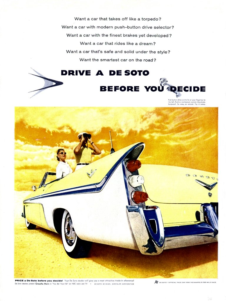 1956 DeSoto Auto Advertising